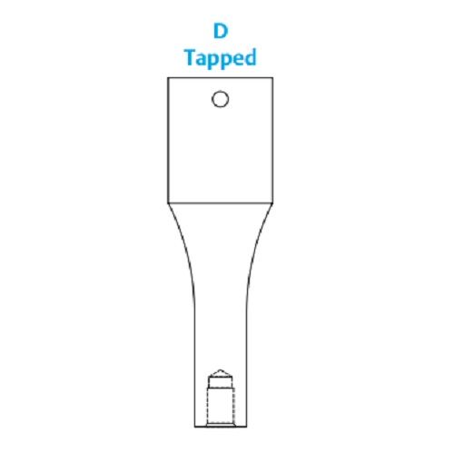 Branson Ultrasonics Disruptor horn 3/4 inch Stepped, tapped 611-005-021