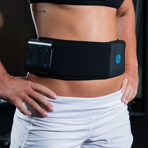 Compex Tens / Heat Back Wrap S/M Size CX182BW-BLK-S-M
