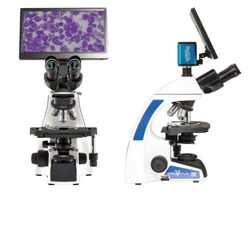 LW Scientific Innovation Trinocular Microscope w/ BioVID iNS-T4BV-iPL3