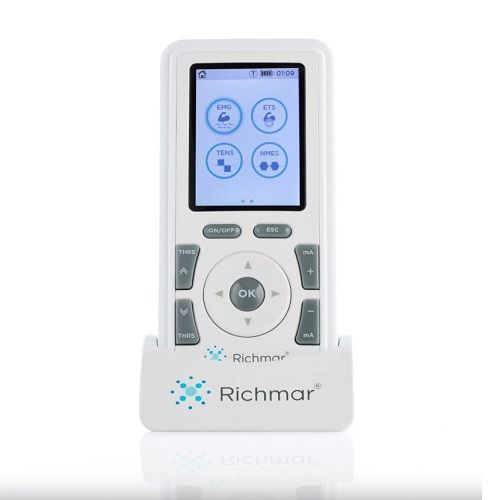 Richmar single channel portable electrotherapy device w/ EMG DQEMG w/ electrodes