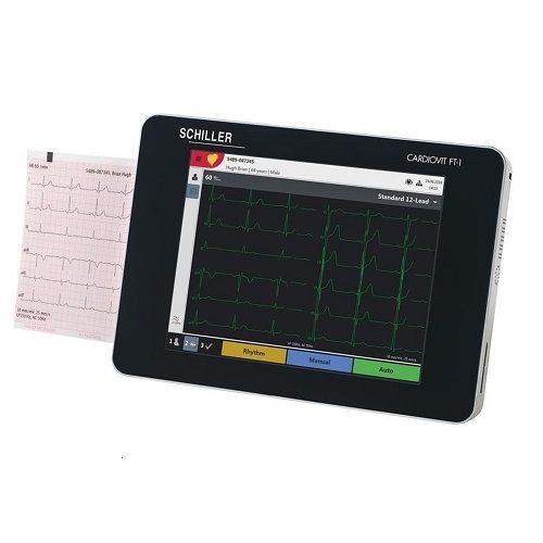 Schiller Cardiovit ECG / EKG Machine w/ ETM Software FT-1 