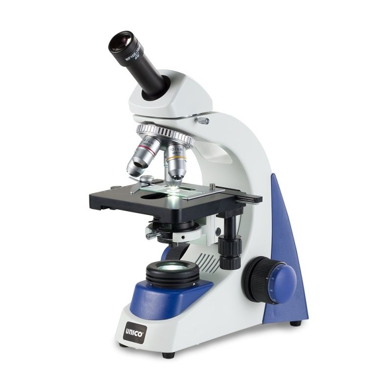 Unico Monocular Wf10X 4X 10X 40Xr 100Xr Achromat Mech Abbe N A 1 25 Led Illumination G381-LED