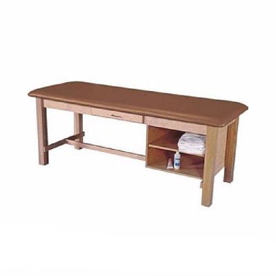 Armedica Wood Treatment Table w/ Drawer and Shelf AM608