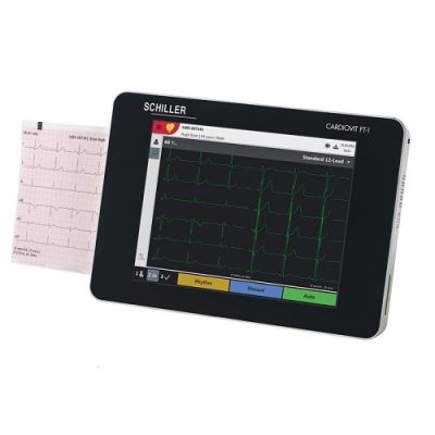 Schiller Cardiovit ECG / EKG Machine w/ ETM Software FT-1 