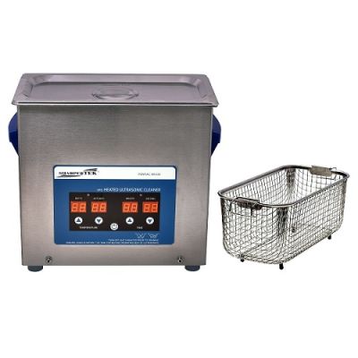 Sharpertek 6L Ultrasonic Cleaner Heated 1.6G XPD360-6L w/ Basket + Side Drain